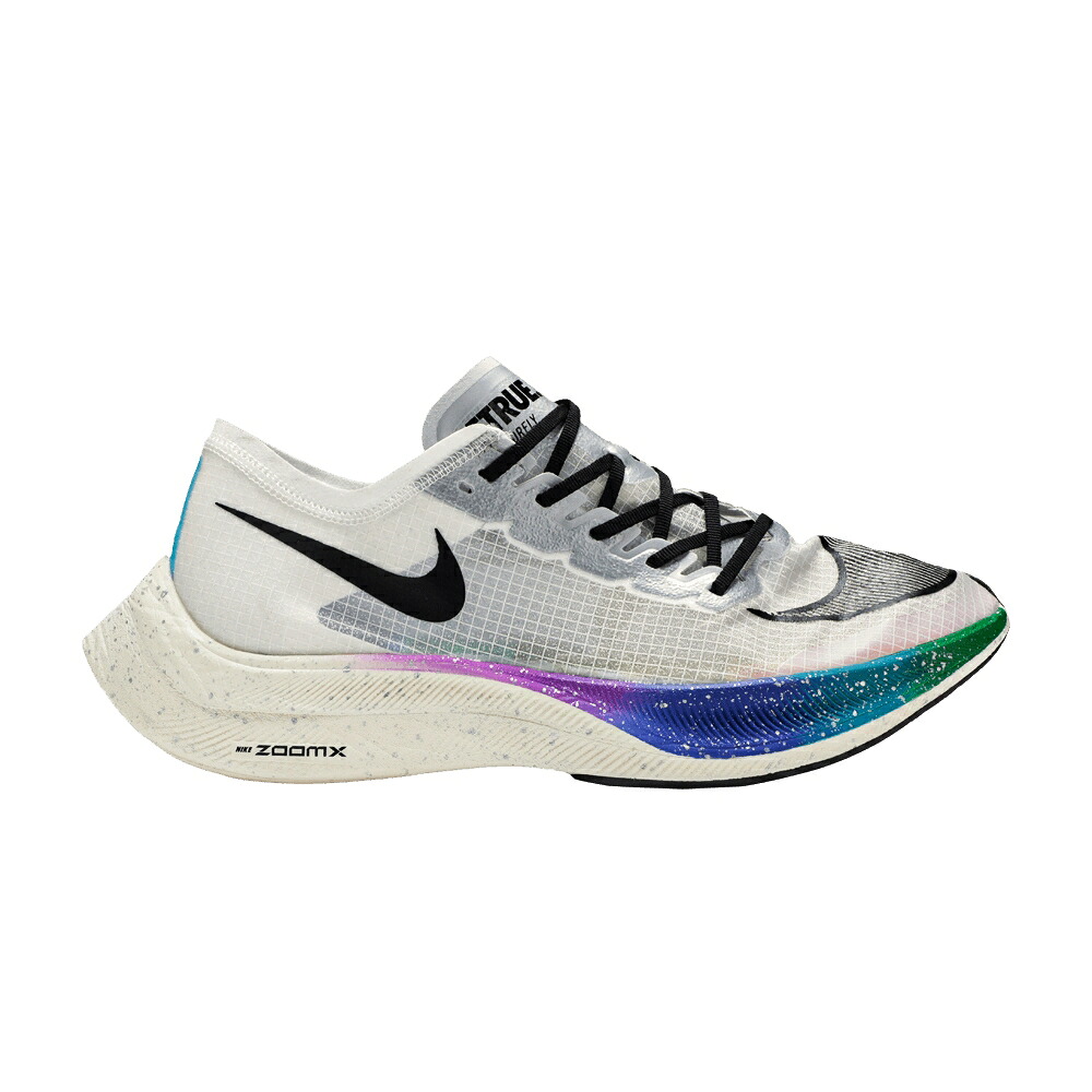 ナイキ 白いこと 白いこと 黒いこと 黒いこと NEXT% \u0027BE TRUE\u0027 スニーカー メンズ NIKE ZOOMX VAPORFLY / WHITE GUAVA ICE BLACK