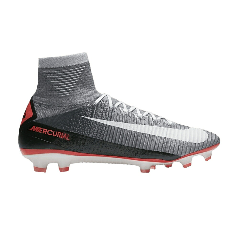 ナイキ 灰色 グレー ピュア プラチナム 'WOLF GREY' スニーカー メンズ NIKE MERCURIAL SUPERFLY 5 SE FG / WOLF GREY PURE PLATINUM INFRARED｜スニケス
