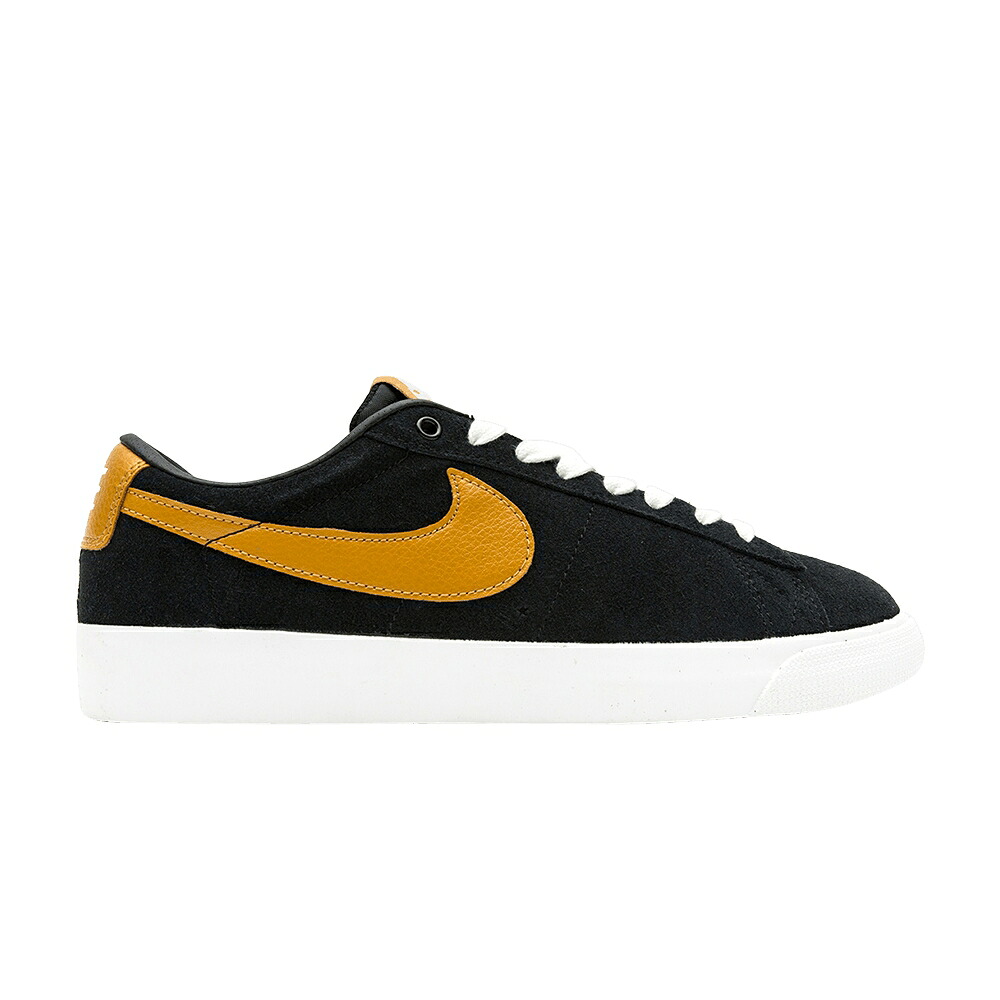 ナイキ ズーム ブレイザー エスビー 黒色 ブラック ウィート 白色 ホワイト 'BLACK WHEAT' スニーカー メンズ NIKE ZOOM BLAZER LOW GT SB / BLACK WHEAT SUMMIT WHITE｜スニケス