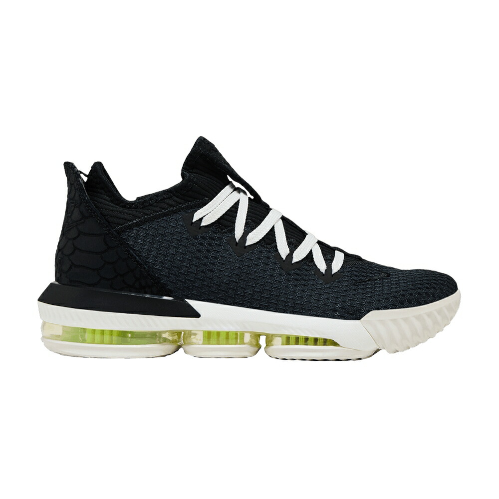 ナイキ レブロン 黒いこと 黒いこと 白いこと 白いこと \u0027BLACK PYTHON\u0027 スニーカー メンズ NIKE LEBRON 16 LOW / BLACK BLACK SUMMIT WHITE VOLT