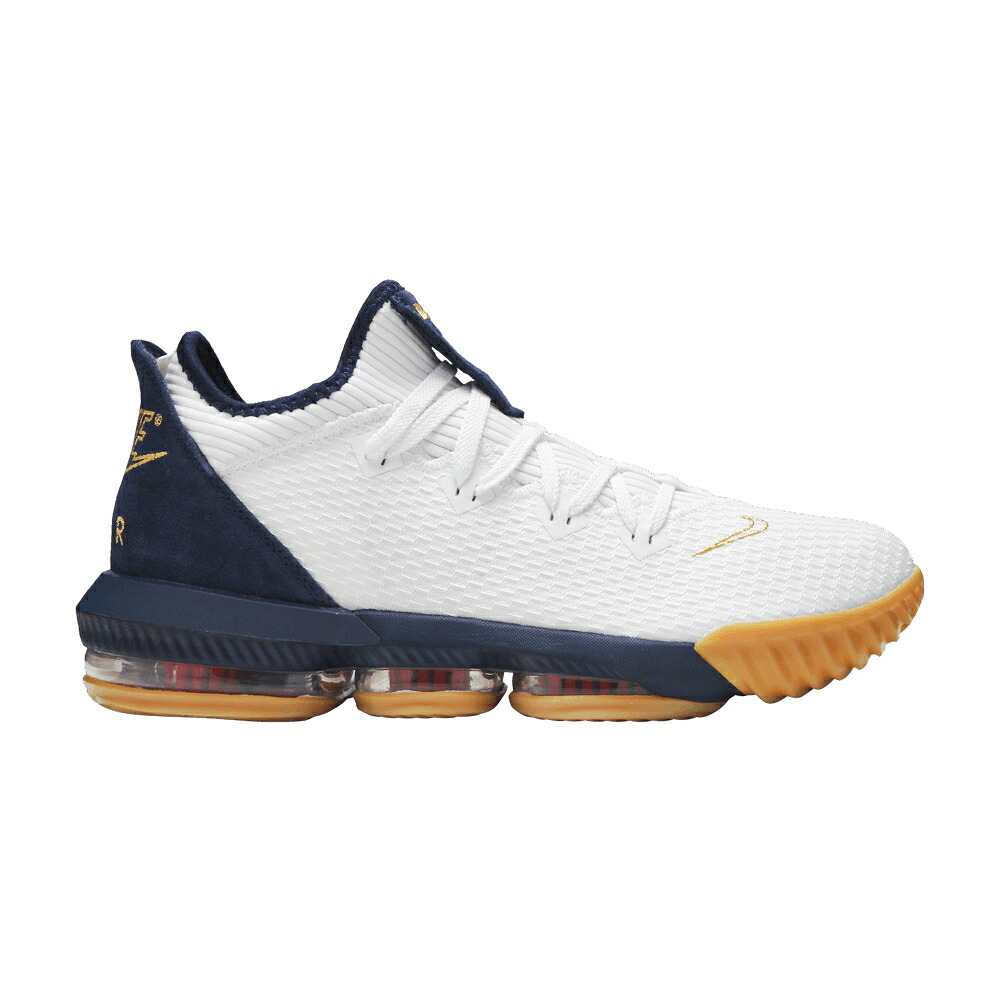 ナイキ レブロン 白いこと 白いこと ゴールド \u0027USA\u0027 スニーカー メンズ NIKE LEBRON 16 LOW / WHITE METALLIC GOLD MIDNIGHT