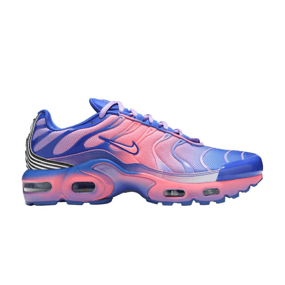 ナイキ マックス 青碧 青碧 エアマックスプラス \u0027SUNSET PULSE\u0027 お坊っちゃん キッズ NIKE AIR MAX PLUS GS / RACER BLUE SUNSET PULSE ATOMIC もの言う花 マタニティ スニーカー
