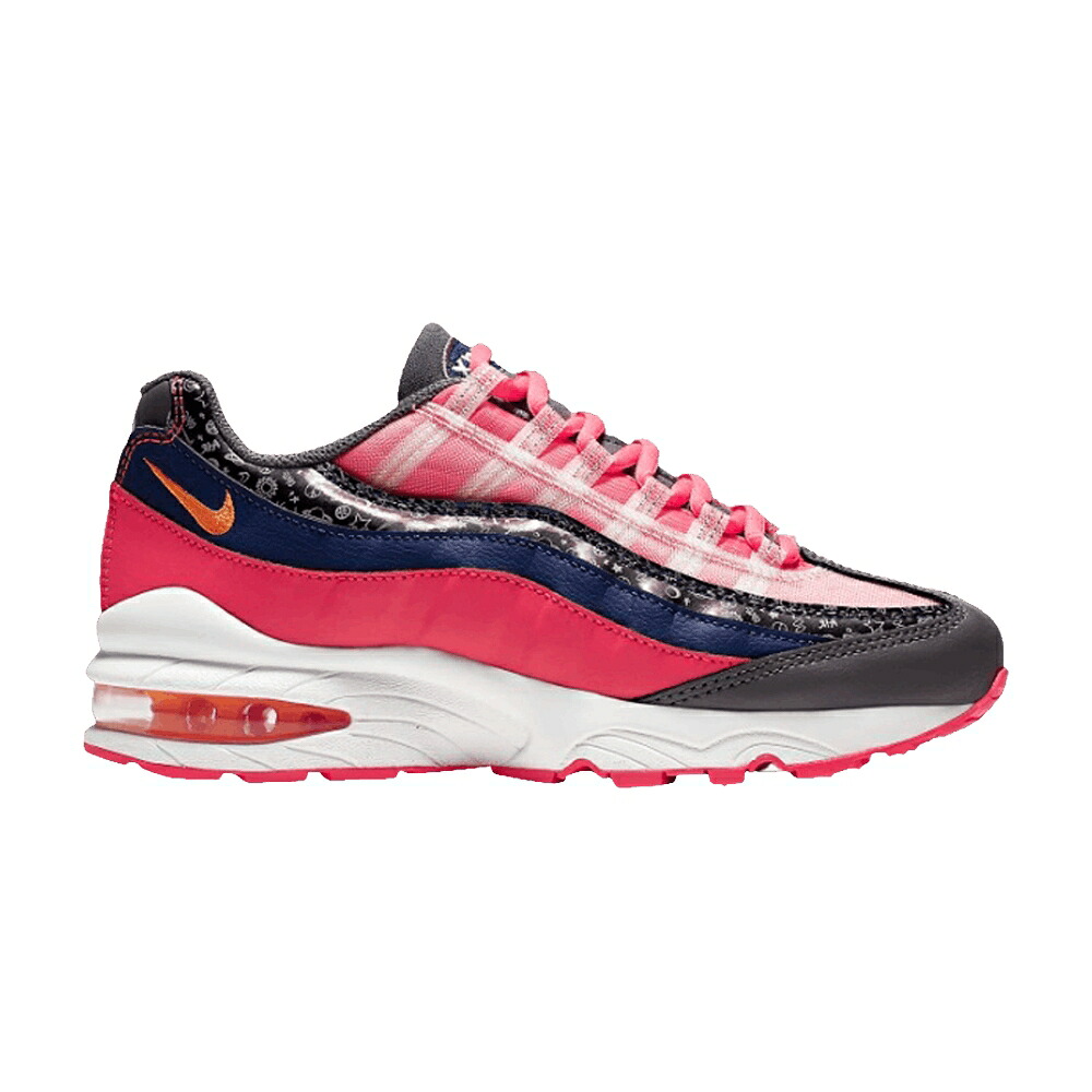 ナイキ マックス 紫 パープル サクラ色 大気圏マックス \u0027PURPLE PINK\u0027 お坊っちゃん キッズ NIKE AIR MAX 95 GS RACER / REGENCY PURPLE RACER PINK SAIL もの言う花 マタニティ スニーカー