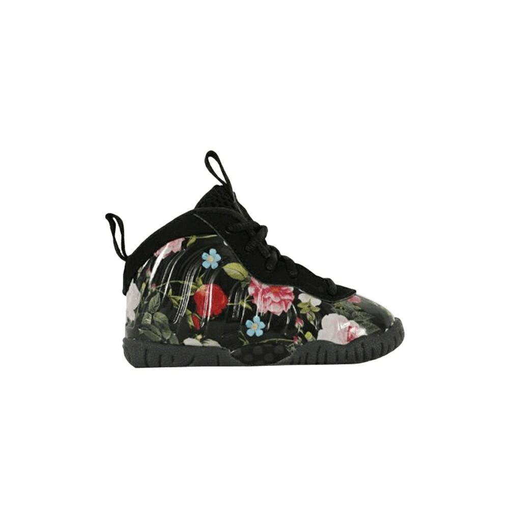 ナイキ 黒いこと 黒いこと ゴールド \u0027FLORAL\u0027 もの言う花 NIKE LITTLE POSITE TD / BLACK BLACK METALLIC GOLD