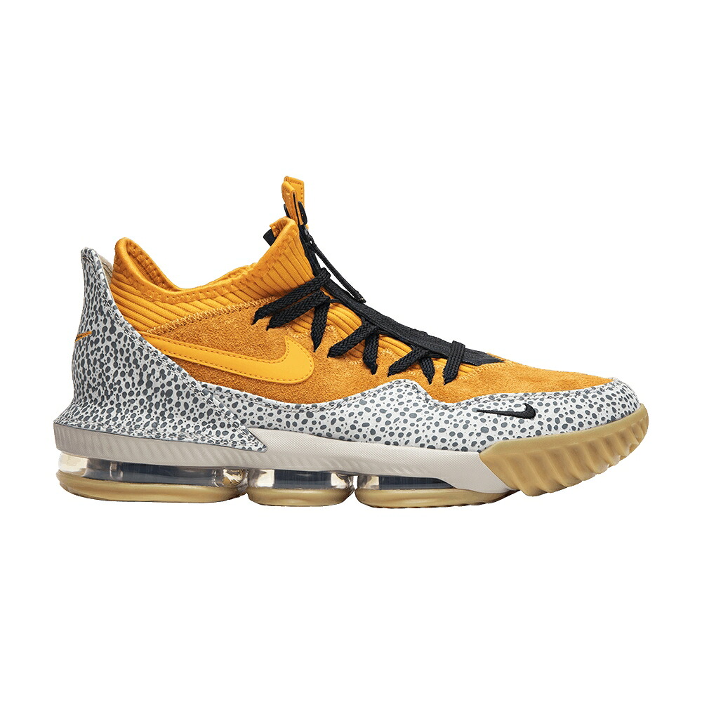 ナイキ レブロン 黒いこと 黒いこと \u0027SAFARI\u0027 スニーカー メンズ NIKE ATMOS X LEBRON 16 LOW / KUMQUAT KUMQUAT BLACK