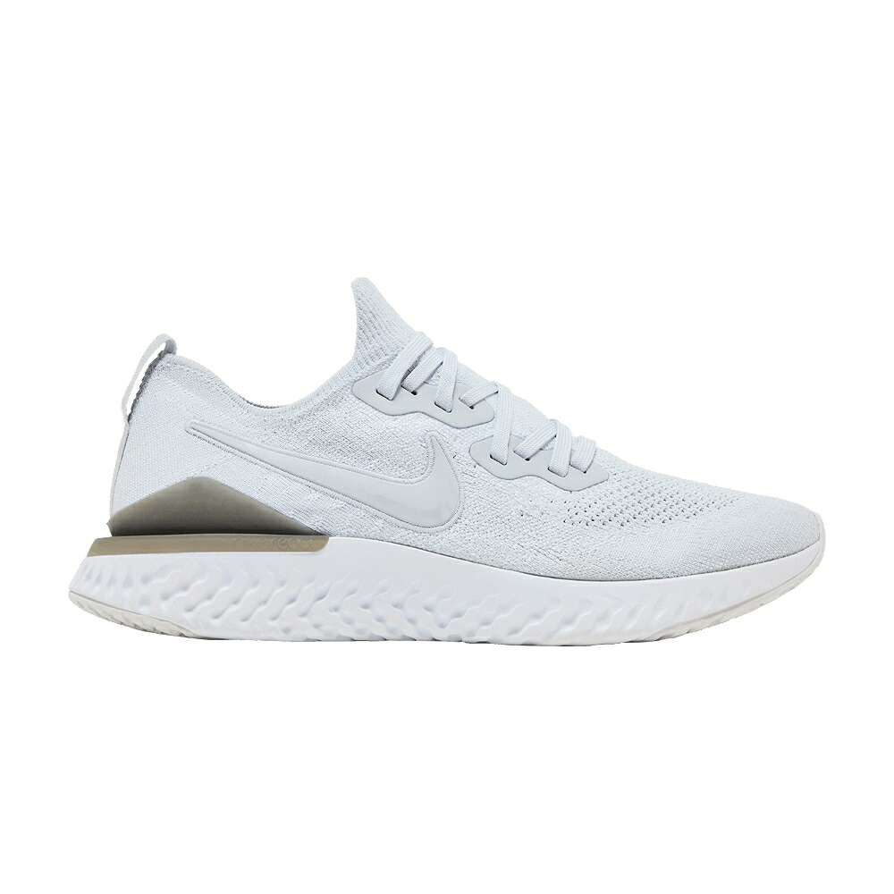 ナイキ 叙事詩 リアクト 飛球編み物 純然たる プラチナム \u0027PURE PLATINUM\u0027 スニーカー メンズ NIKE EPIC REACT FLYKNIT 2 / PURE PLATINUM PURE PLATINUM WOLF