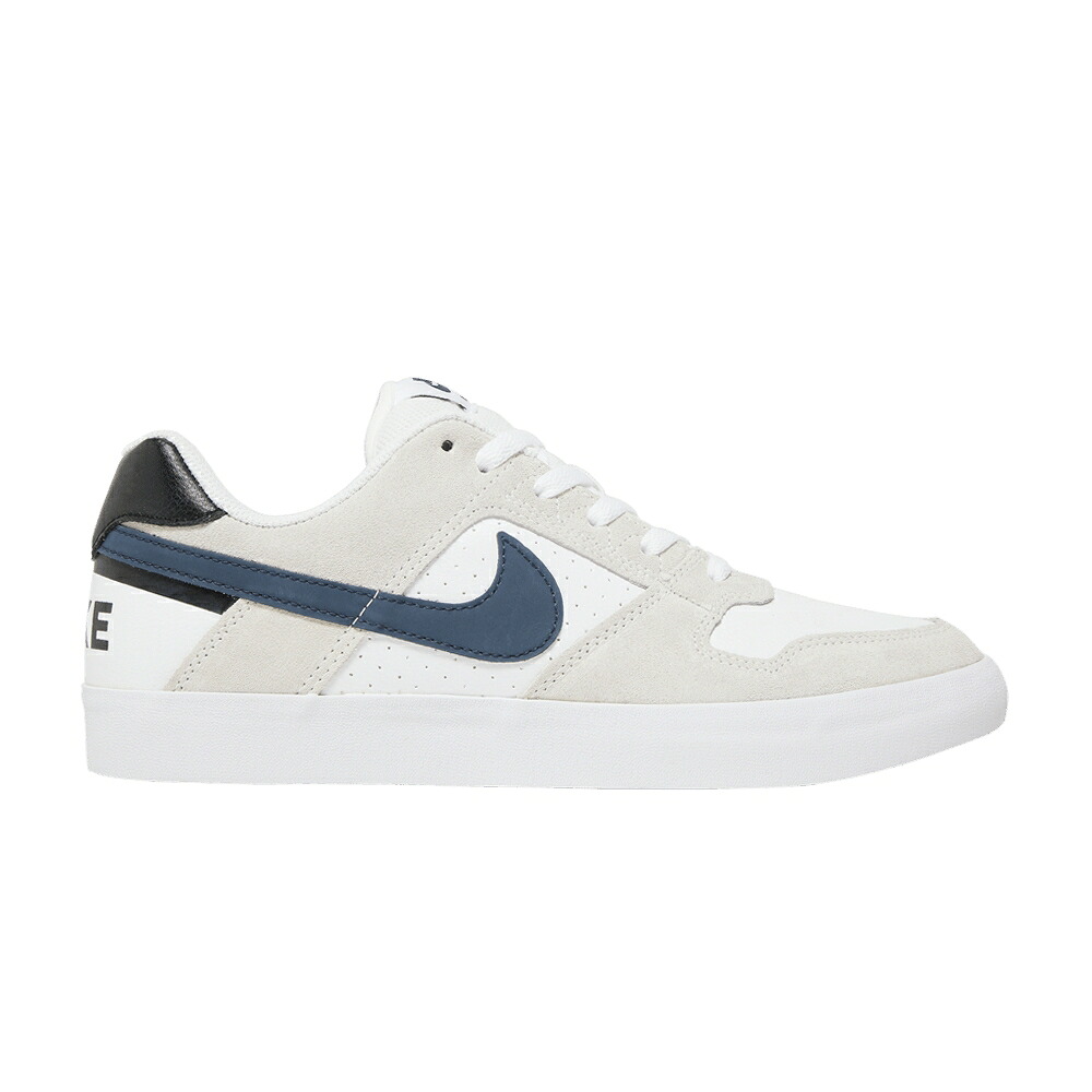 ナイキ エスビー サンダー 白いこと 白いこと 青碧 青碧 黒いこと 黒いこと \u0027WHITE BLUE\u0027 スニーカー メンズ NIKE DELTA FORCE VULC SB THUNDER / WHITE THUNDER BLUE BLACK