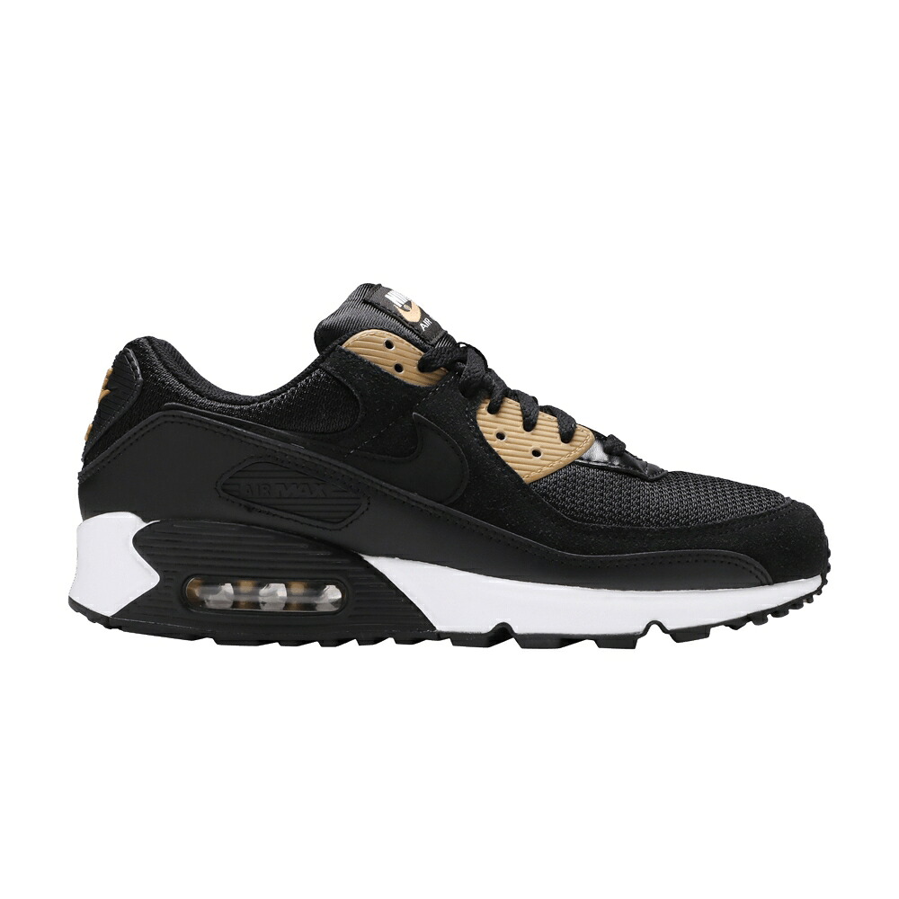 ナイキ マックス 黒いこと 黒いこと ゴールド 白いこと 白いこと エア湖マックス \u0027BLACK GOLD\u0027 スニーカー メンズ NIKE AIR MAX 90 METALLIC / BLACK METALLIC GOLD WHITE BLACK