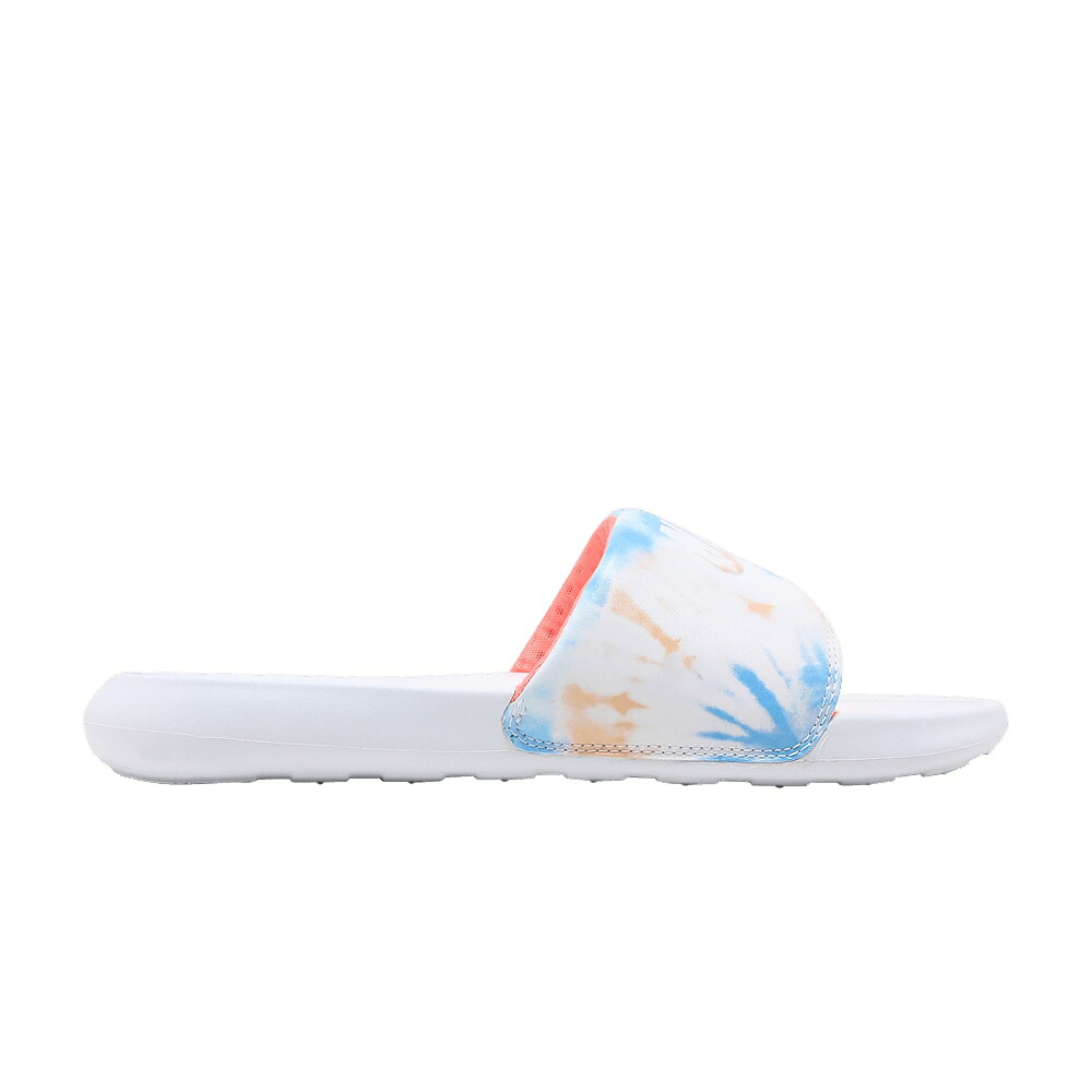 ナイキ サンダル 白いこと 白いこと \u0027TIEDYE\u0027 スニーカー レディース NIKE WMNS VICTORI ONE PRINTED SLIDE \u0027TIE-DYE\u0027 / WHITE BRIGHT MANGO SAPPHIRE