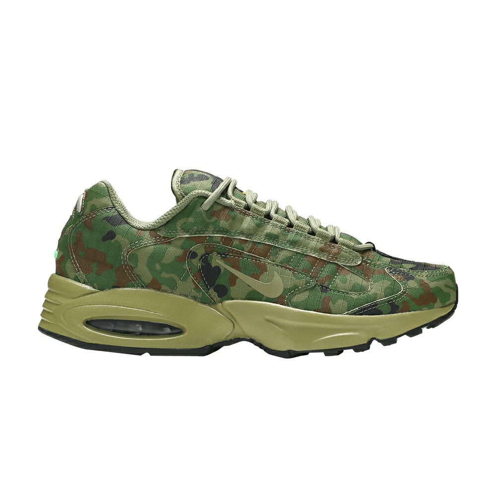 ナイキ マックス サファリ 緑 緑であること エア湖マックス \u0027CAMO\u0027 スニーカー メンズ NIKE AIR MAX TRIAX 96 SP / SAFARI THERMAL GREEN LIGHT
