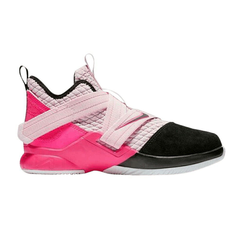 ナイキ レブロン ソルジャー さくら色 黒いこと 黒いこと \u0027PINK FOAM\u0027 お坊っちゃん キッズ NIKE LEBRON SOLDIER 12 GS / PINK FOAM BLACK HYPER PINK もの言う花 マタニティ スニーカー