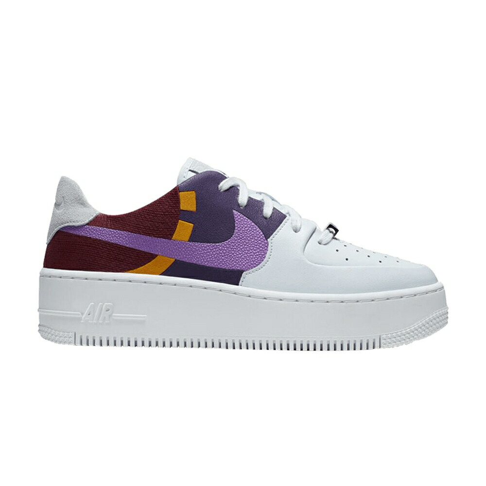 ナイキ 薄墨色 薄墨色 野球クラブ 空軍 \u0027GREY ORCHID\u0027 スニーカー レディース NIKE WMNS AIR FORCE 1 SAGE LOW LX DARK / FOOTBALL GREY DARK ORCHID TEAM