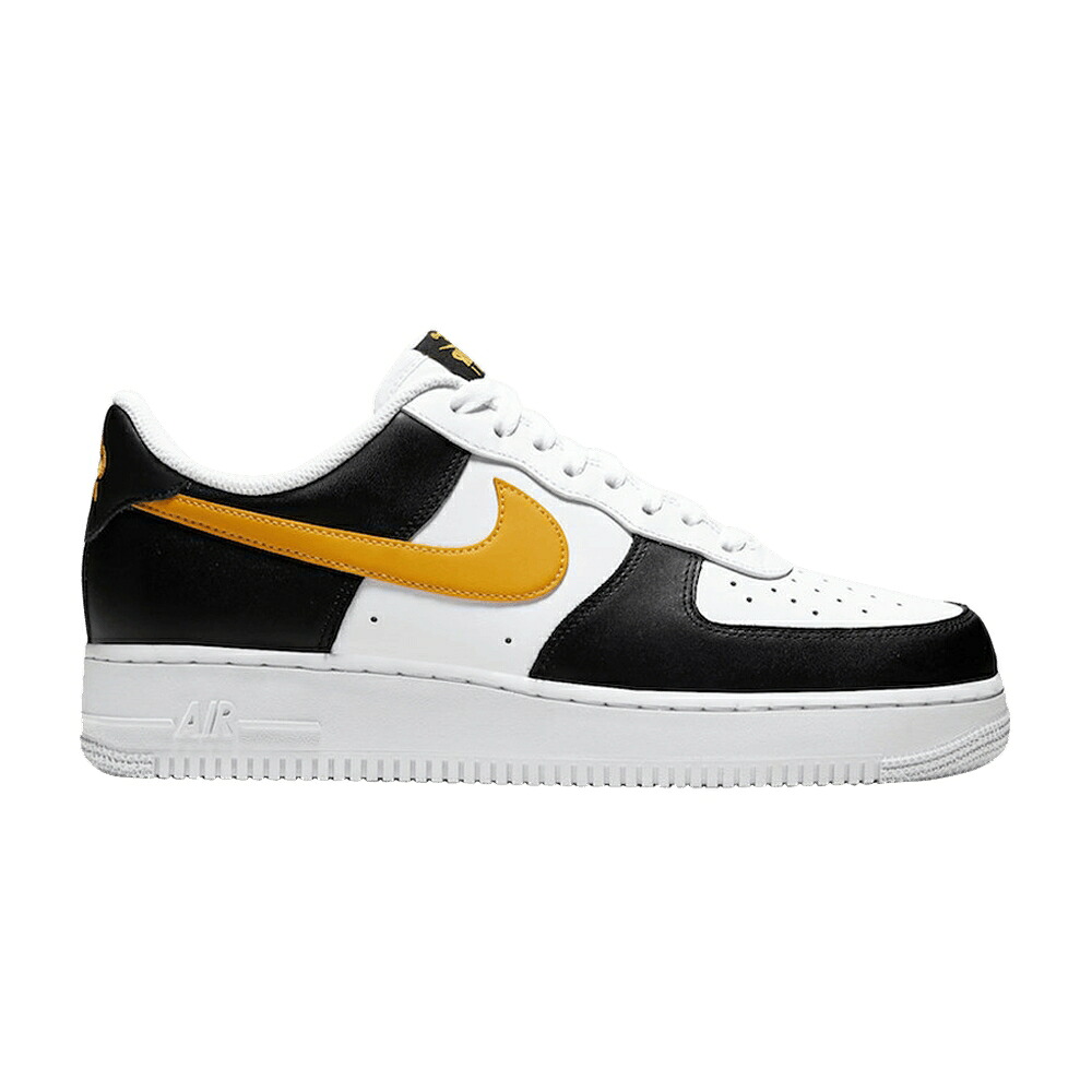 ナイキ 黒いこと 黒いこと ゴールド 白いこと 白いこと 空軍 \u0027UNIVERSITY GOLD\u0027 スニーカー メンズ NIKE AIR FORCE 1 LOW / BLACK UNIVERSITY GOLD WHITE