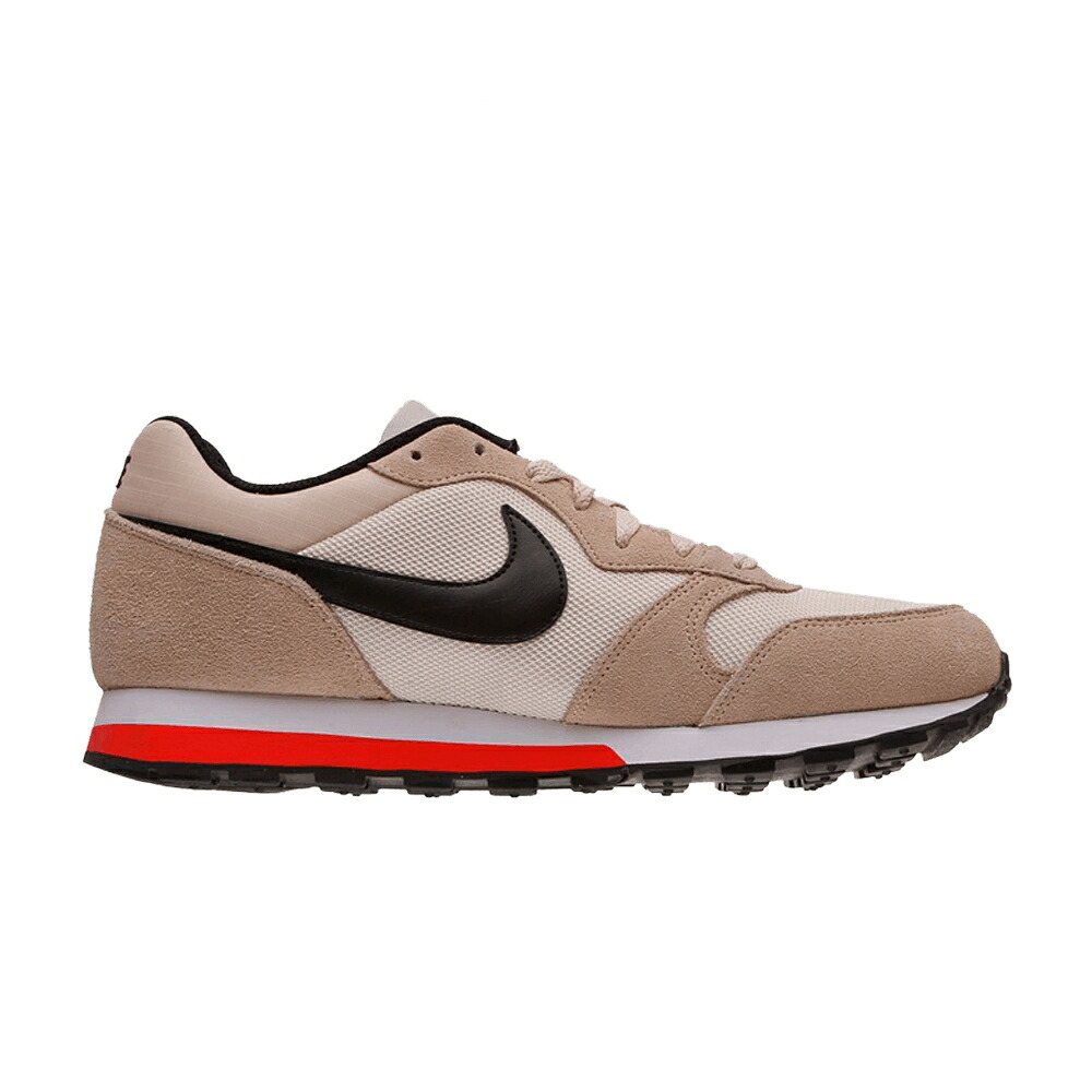 ナイキ 黒色 ブラック マックス 橙 オレンジ MDランナー2 'LINEN BLACK' スニーカー メンズ NIKE MD RUNNER 2 / LINEN BLACK OATMEAL MAX ORANGE｜スニケス