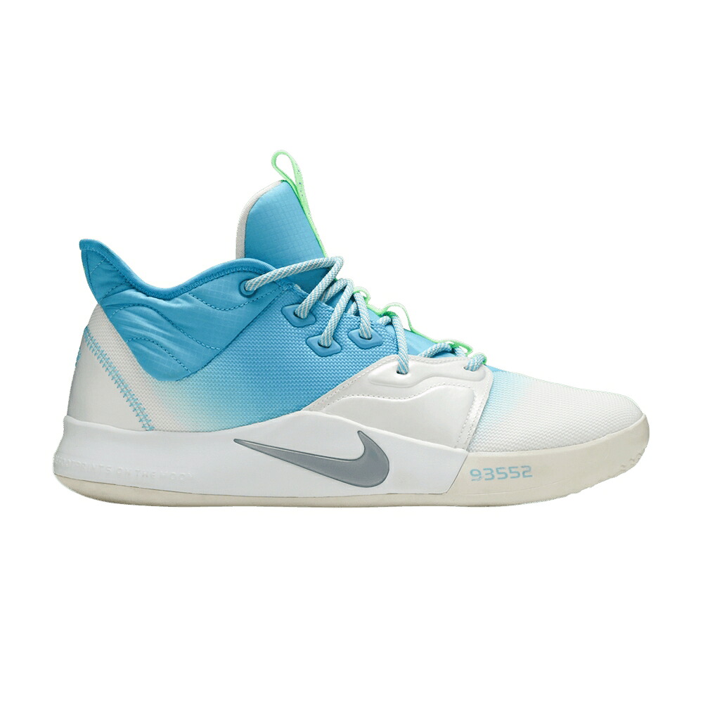 ナイキ プラチナム 青色 ブルー 'LURE' スニーカー メンズ NIKE PG 3 / PLATINUM TINT LIGHT CURRENT BLUE|スニケス