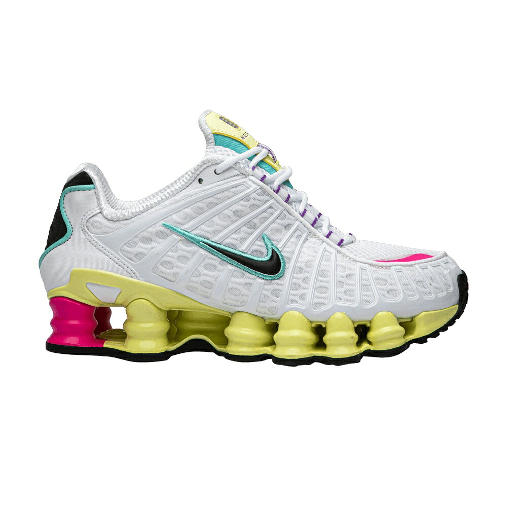 ナイキ ショックス 白色 ホワイト 緑 グリーン 'PASTEL' スニーカー レディース NIKE WMNS SHOX TL / WHITE LUMINOUS GREEN BRIGHT|スニケス