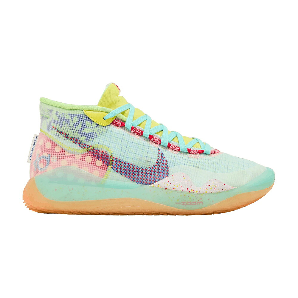 ナイキ 望遠レンズ 赤 赤いこと 青み 青色 \u0027EYBL\u0027 スニーカー メンズ NIKE ZOOM KD 12 EP / TEAL TINT RED ORBIT PHOTO BLUE