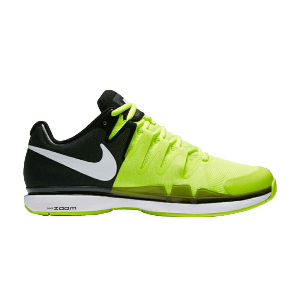 ナイキ 望遠レンズ 黒いこと 黒いこと 白いこと 白いこと 9.5 \u0027VOLT BLACK\u0027 スニーカー メンズ NIKE ZOOM VAPOR TOUR / VOLT BLACK WHITE