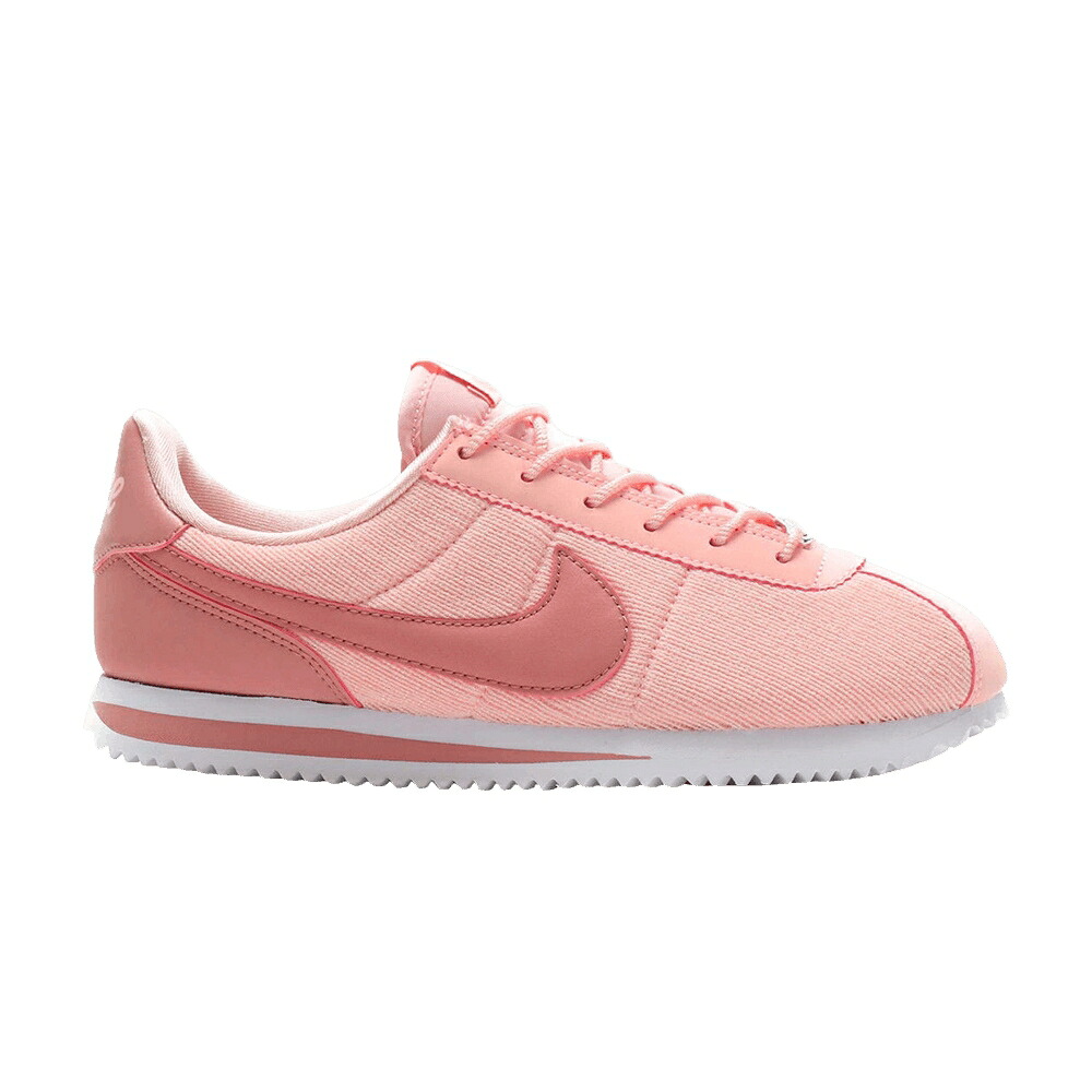 ナイキ コルテッツ サクラ色 白いこと 白いこと \u0027STORM PINK\u0027 お坊っちゃん キッズ NIKE CORTEZ ベーシック TXT SE GS / STORM PINK WHITE もの言う花 マタニティ スニーカー