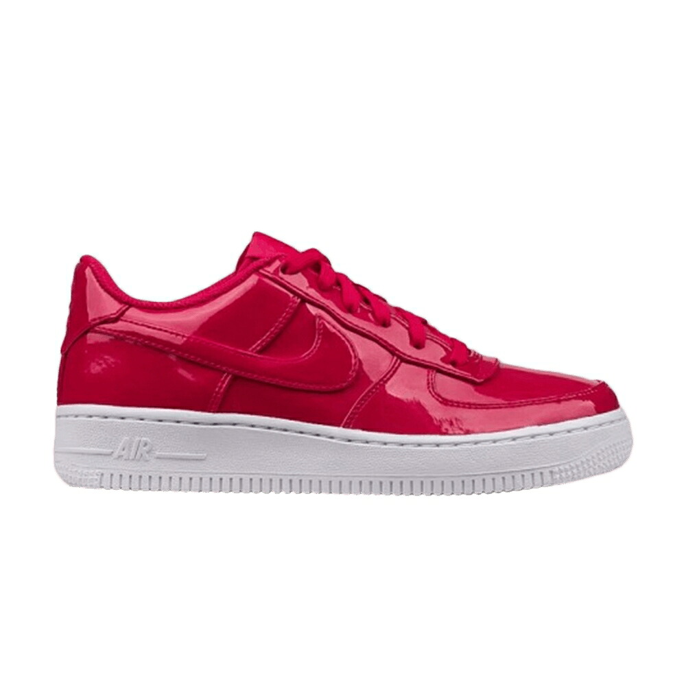 ナイキ 赤 赤いこと 白いこと 白いこと 空軍 \u0027SIREN RED\u0027 お坊っちゃん キッズ NIKE AIR FORCE 1 LV8 UV LOW GS / SIREN RED SIREN RED WHITE もの言う花 マタニティ スニーカー