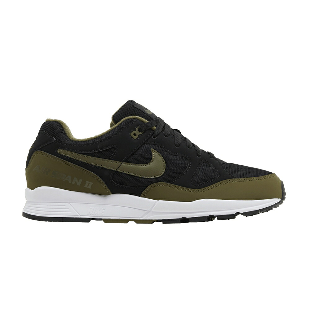 ナイキ オリーブ 黒いこと 黒いこと 白いこと 白いこと \u0027BLACK CANVAS\u0027 スニーカー メンズ NIKE AIR SPAN 2 OLIVE / BLACK OLIVE CANVAS WHITE
