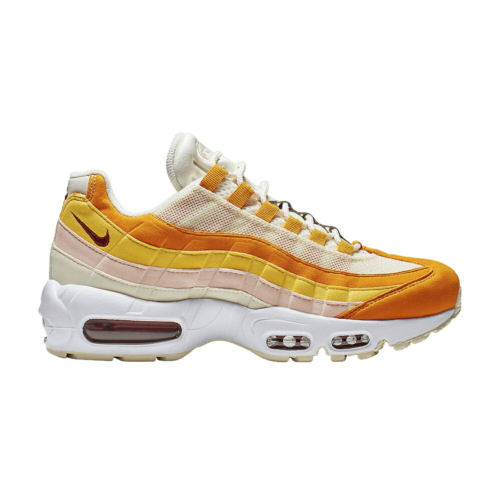 ナイキ マックス 象牙色 橙 オレンジ色 エア湖マックス \u0027FORWARD ORANGE\u0027 スニーカー レディース NIKE WMNS AIR MAX 95 / PALE IVORY FORWARD ORANGE