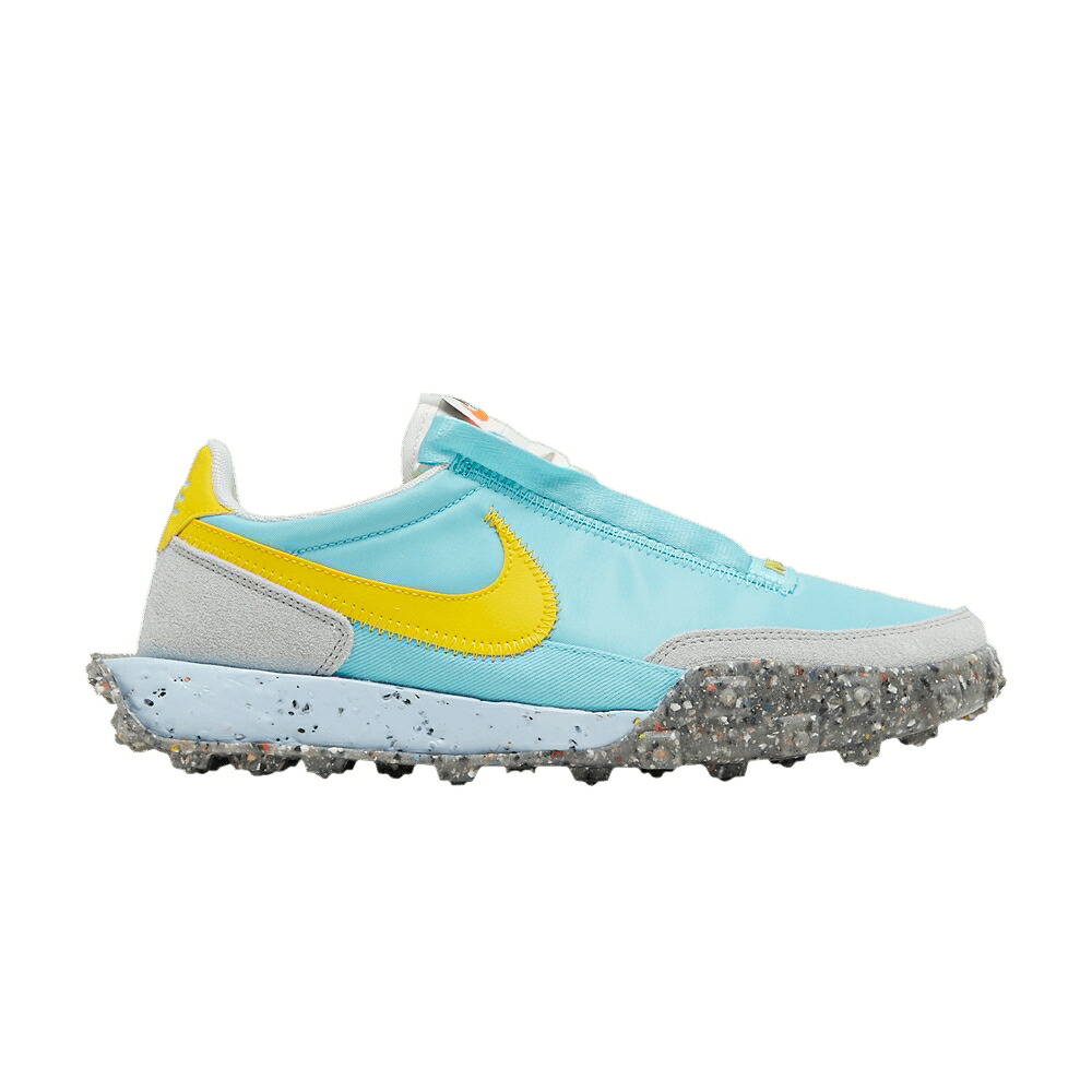 ナイキ ワーヘル アクア \u0027BLEACHED AQUA\u0027 スニーカー レディース NIKE WMNS WAFFLE RACER CRATER / BLEACHED AQUA SAIL PHOTON DUST