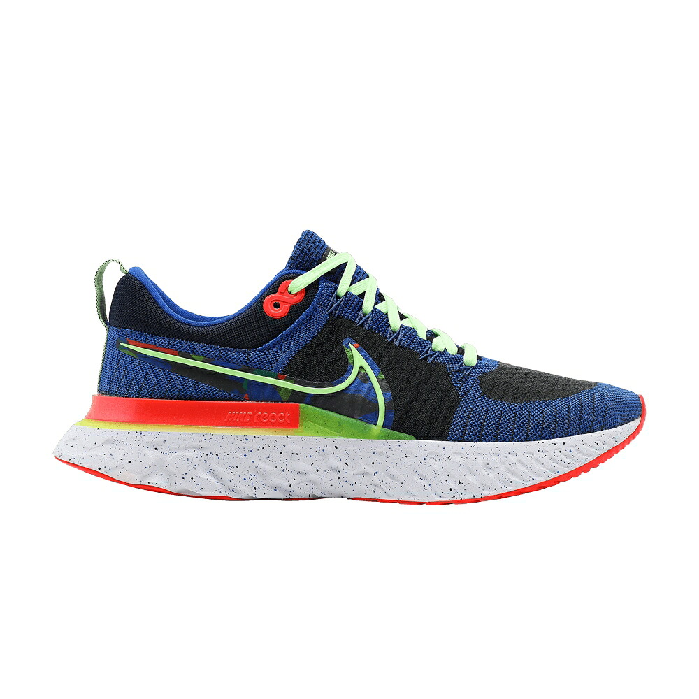ナイキ リアクト ラン フライニット 青色 ブルー ライム A.I.R. 'RUN FUTURE' スニーカー メンズ NIKE KELLY ANNA LONDON X REACT INFINITY RUN FLYKNIT 2 PAST THE / OBSIDIAN RACER BLUE LIME GLOW|スニケス