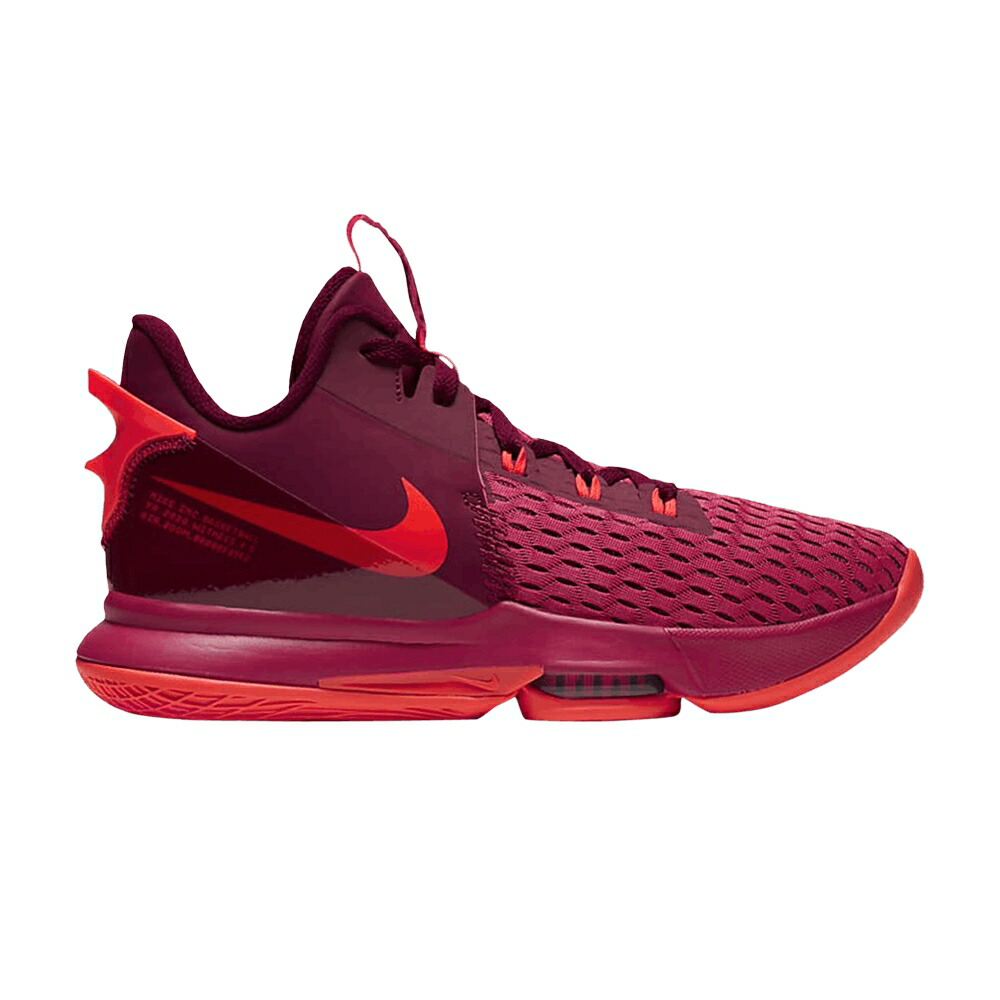 ナイキ レブロン 赤 赤いこと 野球クラブ クリムゾン ウィットネス \u0027GYM CRIMSON\u0027 スニーカー メンズ NIKE LEBRON WITNESS 5 RED / GYM RED TEAM RED BRIGHT CRIMSON