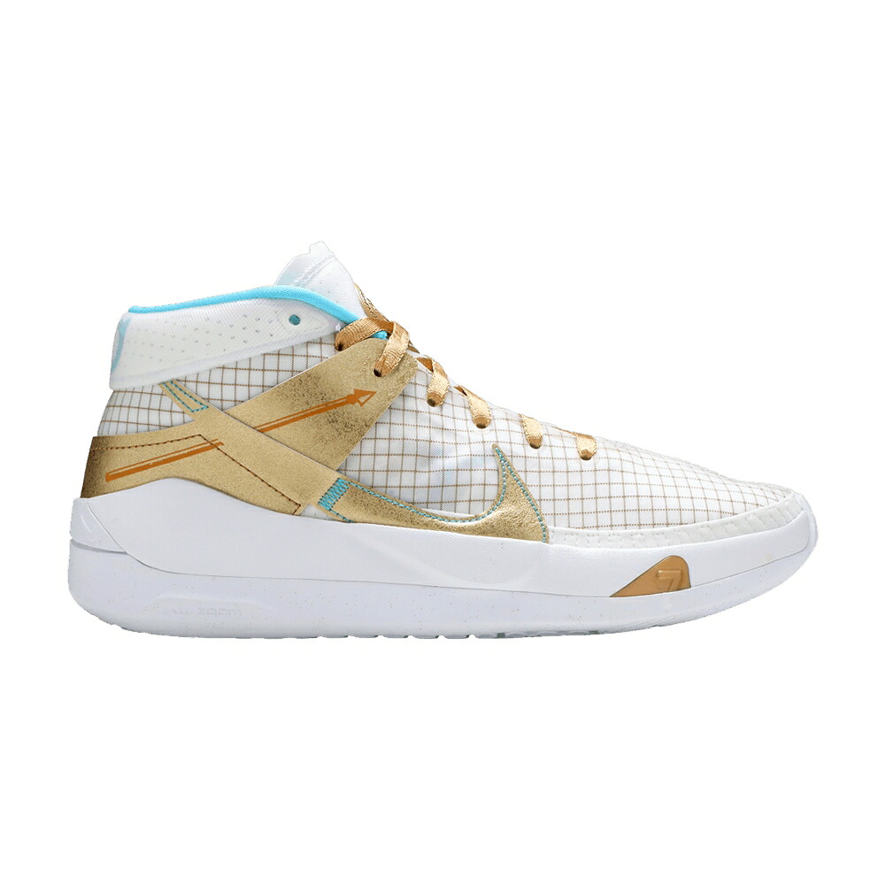 ナイキ サー青少年 白いこと 白いこと 青み 青色 \u0027EYBL\u0027 スニーカー メンズ NIKE KD 13 / WHITE BALTIC BLUE SUMMIT WHITE