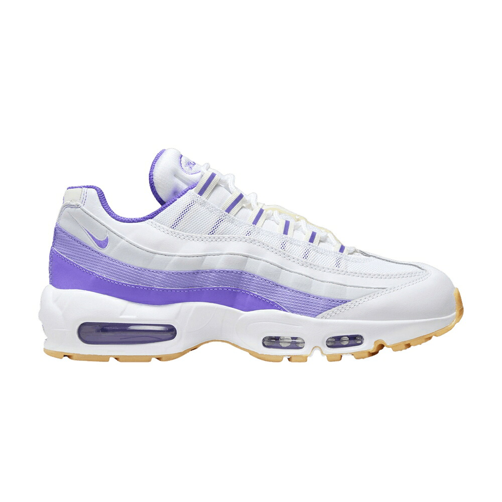 ナイキ マックス 白いこと 白いこと 薄墨色 薄墨色 大気圏マックス \u0027WHITE PURPLE\u0027 スニーカー メンズ NIKE AIR MAX 95 SPACE / WHITE LIGHT SMOKE GREY LIGHT