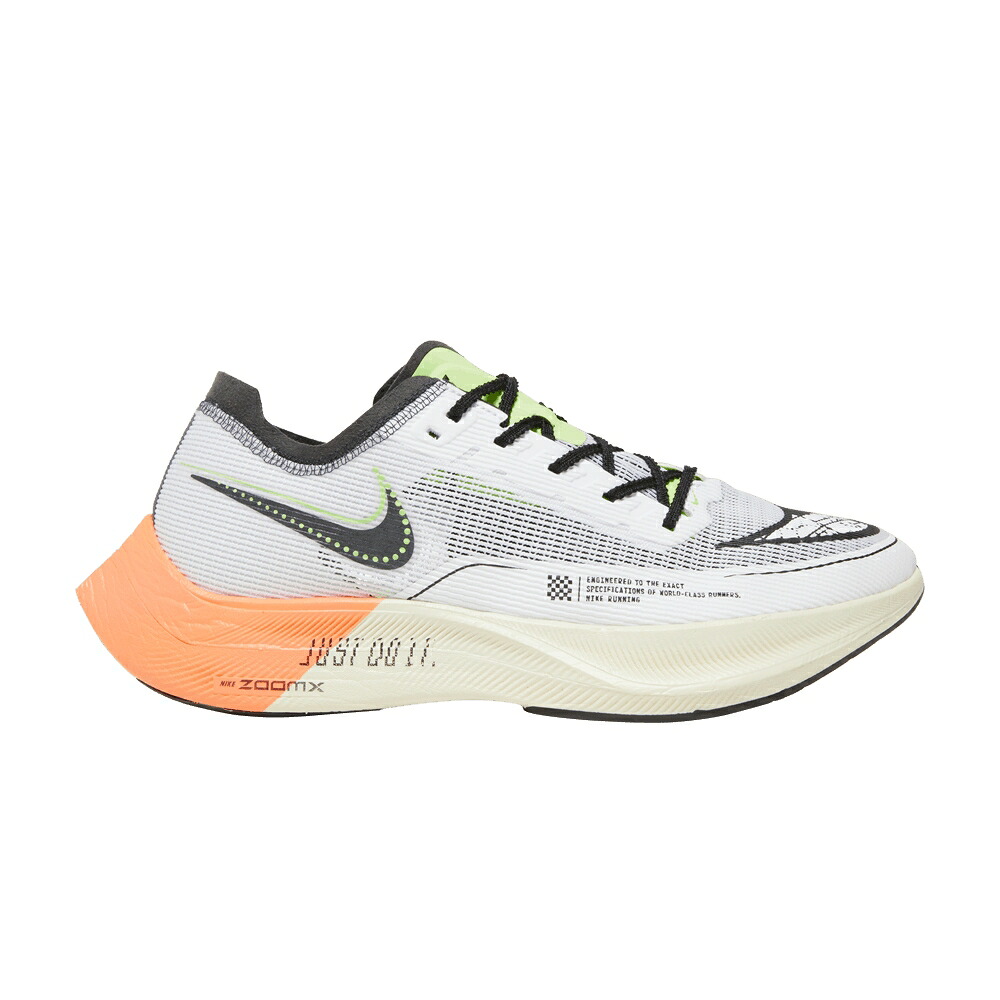 ナイキ 白いこと 白いこと 緑 緑であること NEXT% \u0027MISMATCH\u0027 スニーカー メンズ NIKE ZOOMX VAPORFLY 2 / WHITE COCONUT MILK GHOST GREEN