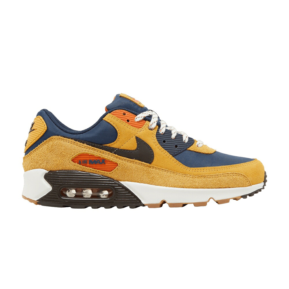 ナイキ マックス 野球クラブ 橙 オレンジ色 大気圏マックス \u0027BUCKTAN NAVY\u0027 スニーカー メンズ NIKE AIR MAX 90 TEAM / BUCKTAN CAMPFIRE ORANGE TEAM
