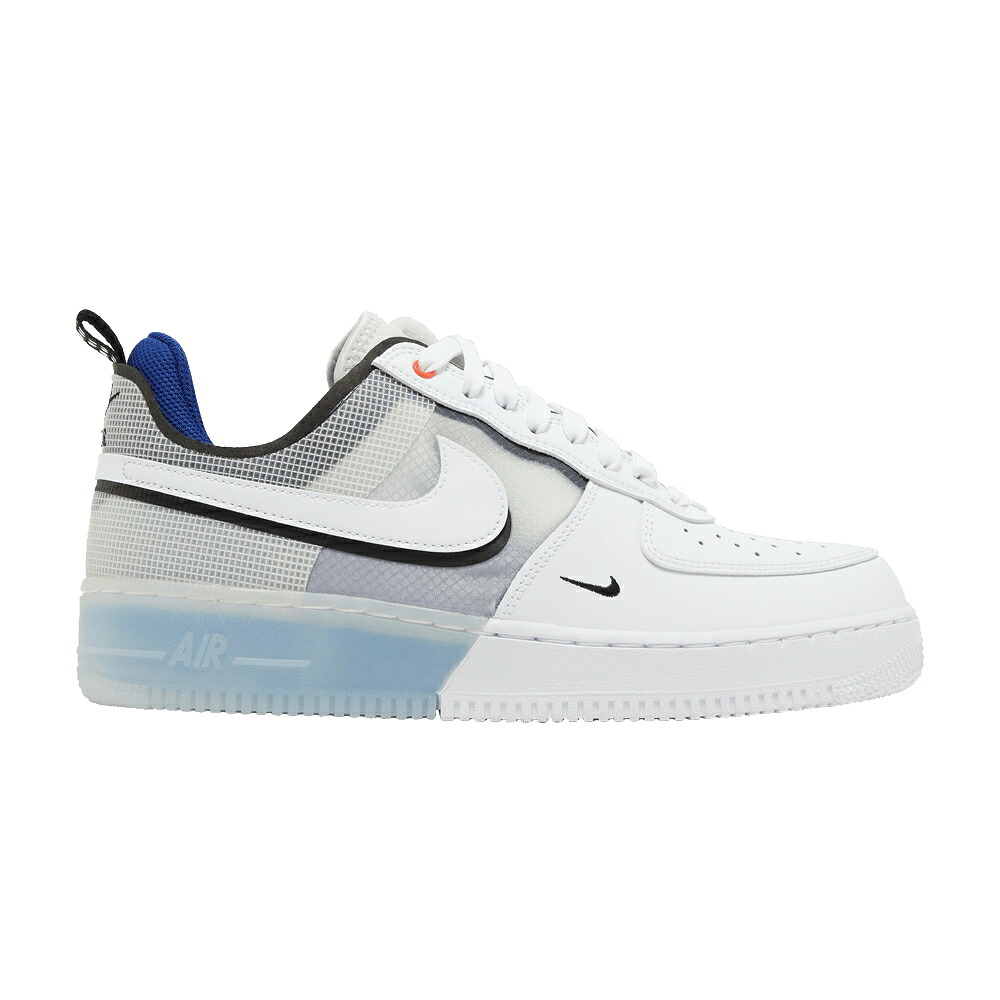 ナイキ リアクト 白いこと 白いこと 青み 青色 空軍 \u0027WHITE BLUE\u0027 スニーカー メンズ NIKE AIR FORCE 1 REACT LIGHT PHOTO / WHITE WHITE LIGHT PHOTO BLUE