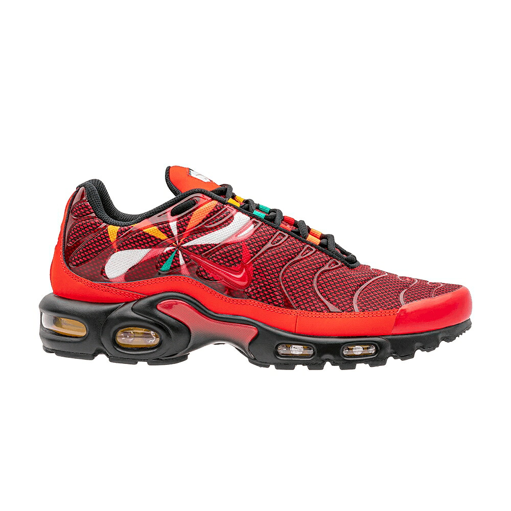 ナイキ マックス 赤 レッド ゴールド エアマックスプラス 'SUNBURST' スニーカー メンズ NIKE AIR MAX PLUS / HABANERO RED UNIVERSITY GOLD｜スニケス
