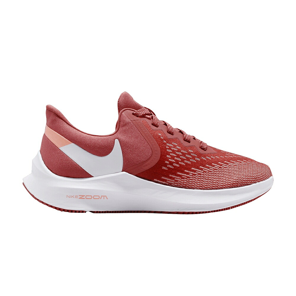 ナイキ 望遠レンズ 赤いこと白木 白いこと 白いこと \u0027LIGHT REDWOOD\u0027 スニーカー レディース NIKE WMNS AIR ZOOM WINFLO 6 / LIGHT REDWOOD WHITE
