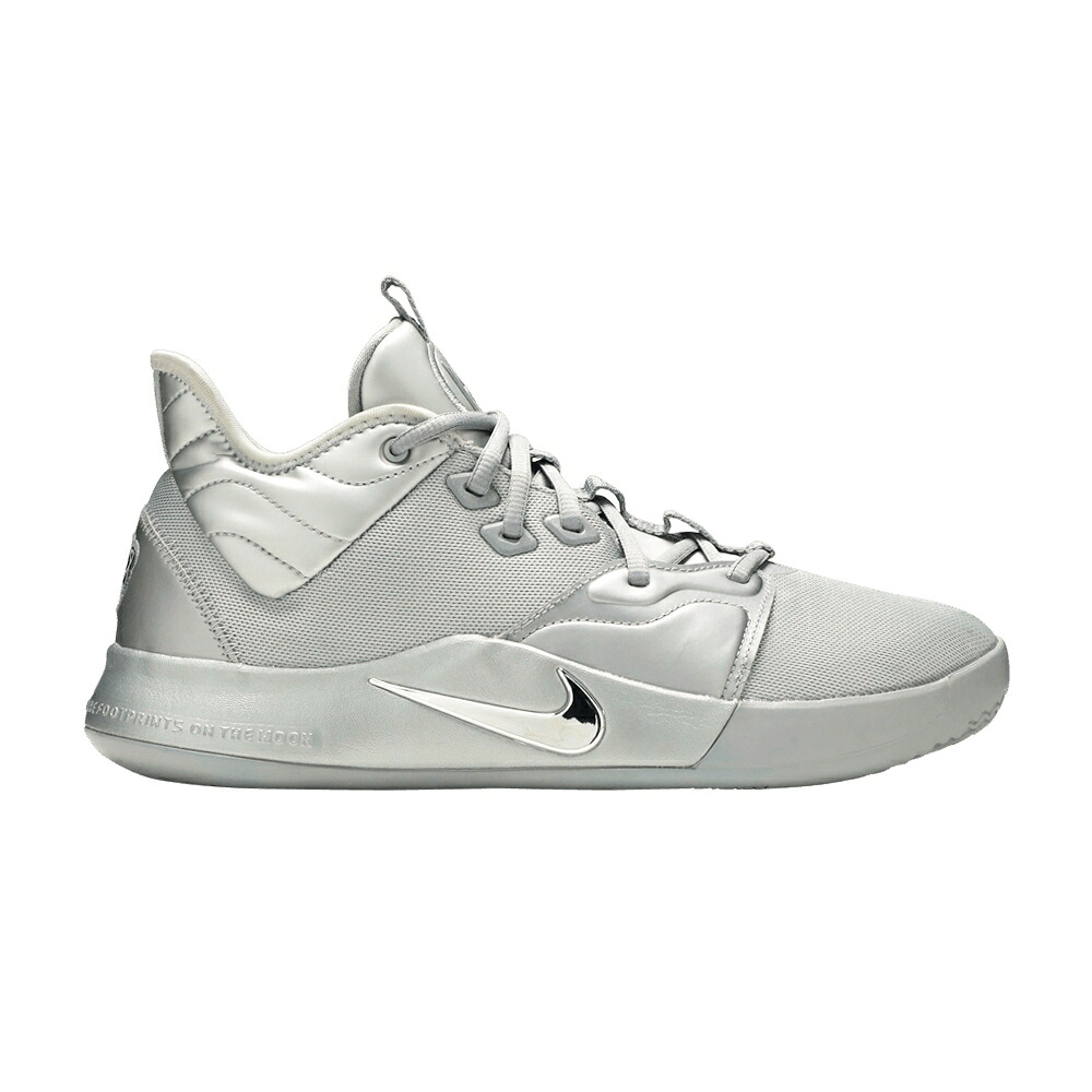 ナイキ しろがね色 しろがね色 \u0027MOON LANDING\u0027 スニーカー メンズ NIKE NASA X PG 3 EP / REFLECT SILVER REFLECT SILVER