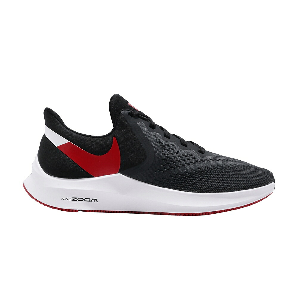 ナイキ 望遠レンズ 黒いこと 黒いこと 赤 赤いこと \u0027UNIVERSITY RED\u0027 スニーカー メンズ NIKE ZOOM WINFLO 6 / BLACK UNIVERSITY RED