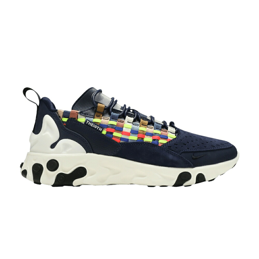 ナイキ リアクト 青碧 青碧 黒いこと 黒いこと \u0027THE10TH\u0027 スニーカー メンズ NIKE REACT SERTU / BLACKENED BLUE BLACK SAIL
