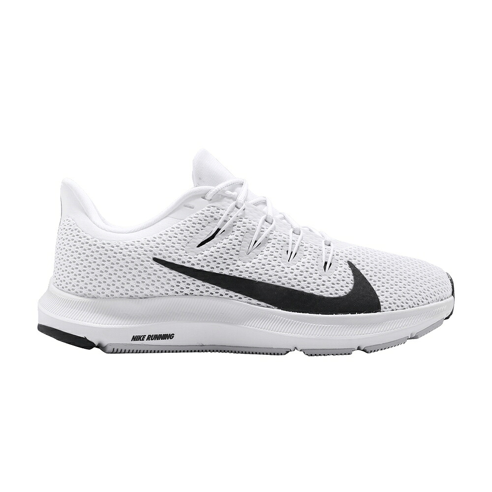 ナイキ 白色 ホワイト 黒色 ブラック ピュア プラチナム 'WHITE' スニーカー レディース NIKE WMNS QUEST 2 / WHITE BLACK PURE PLATINUM｜スニケス