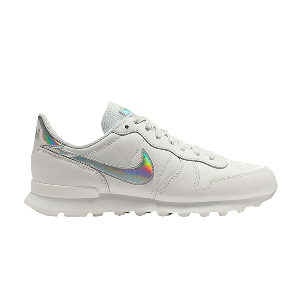 ナイキ インター愛国主義者 白いこと 白いこと しろがね色 しろがね色 \u0027WHITE IRIDESCENT\u0027 スニーカー レディース NIKE WMNS INTERNATIONALIST / SUMMIT WHITE METALLIC SILVER