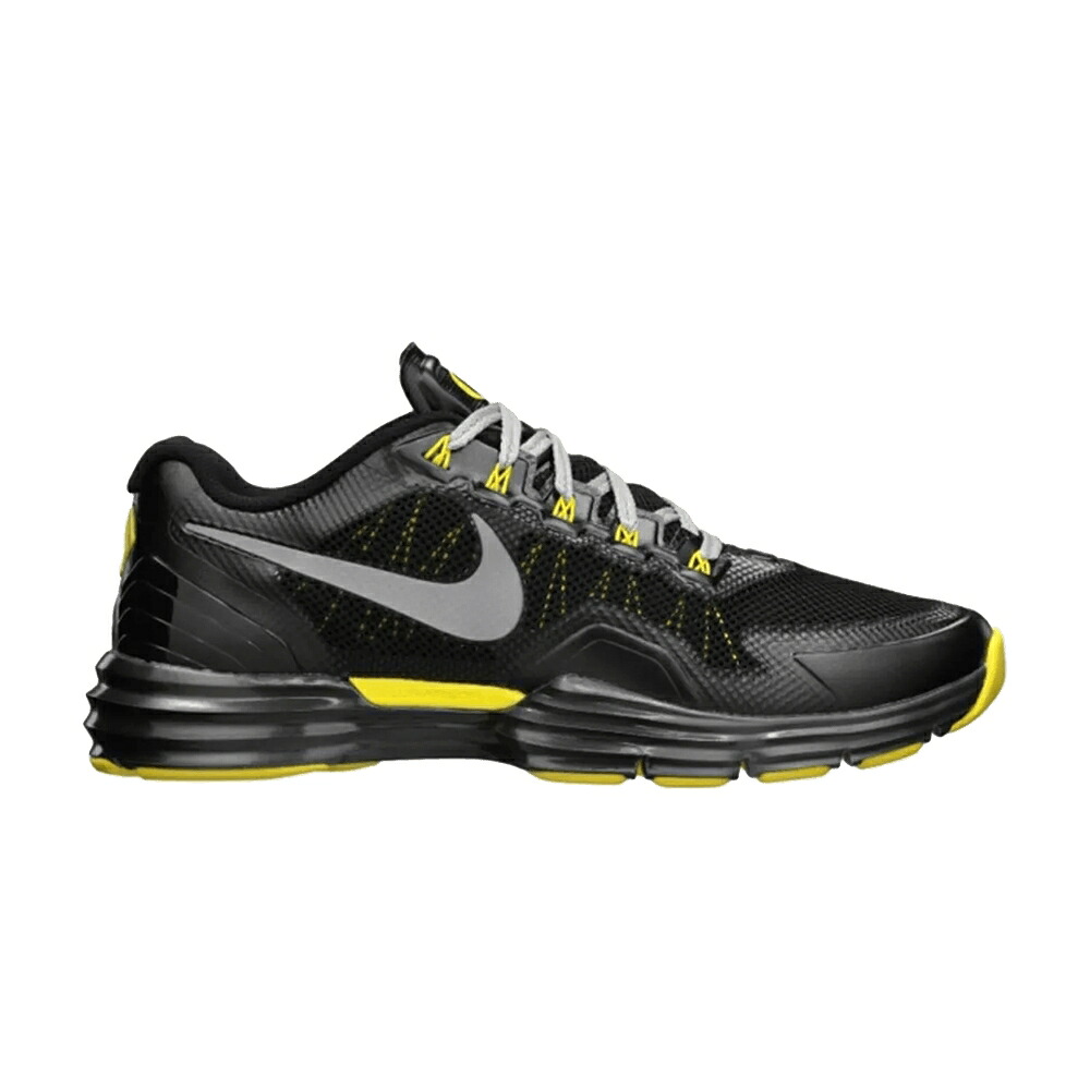 ナイキ ルーナー ルナー オレゴン 黒色 ブラック 銀色 シルバー 'AWAY' スニーカー メンズ NIKE LUNAR TR1 OREGON / BLACK REFLECTIVE SILVER GORGE｜スニケス