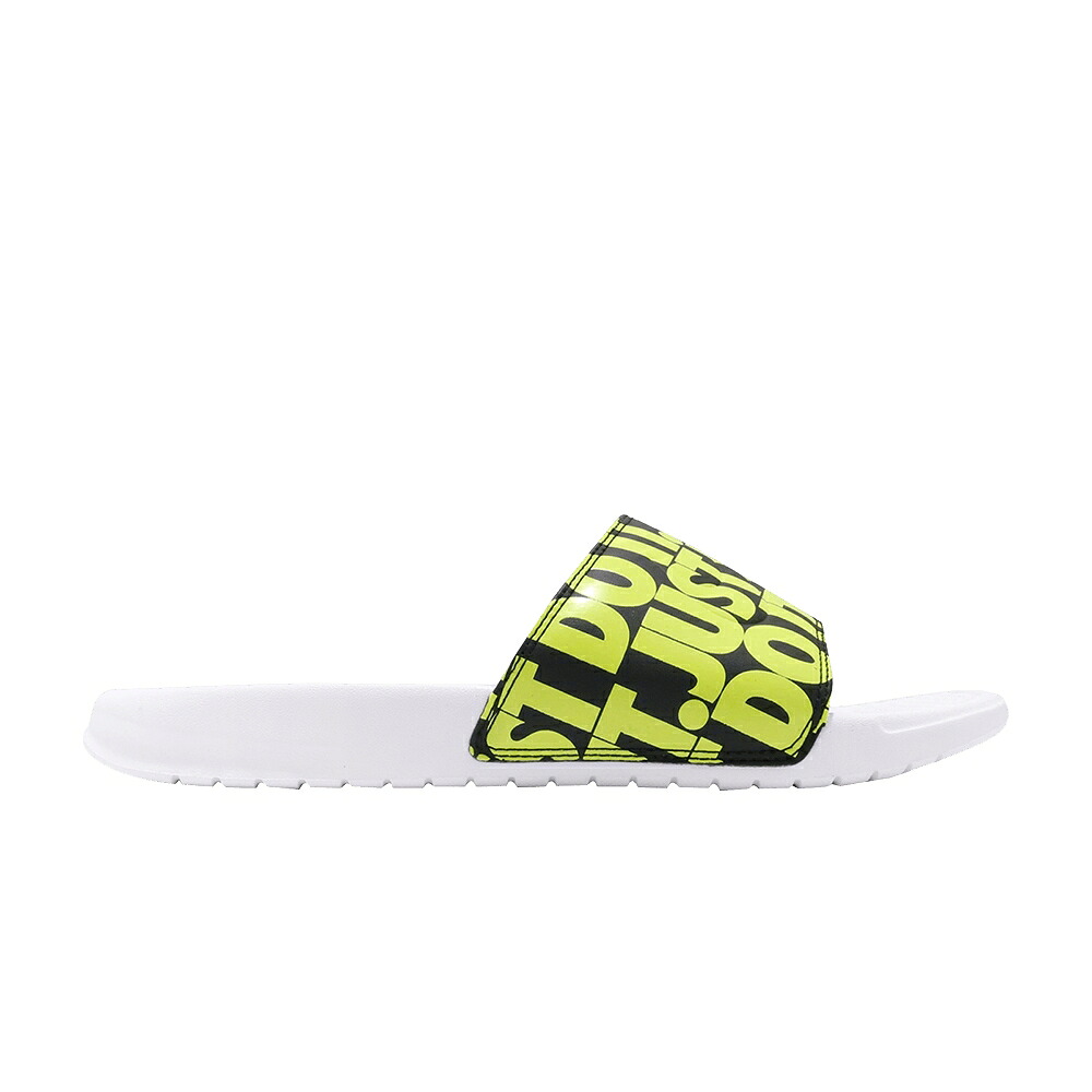 ナイキ ベナッシ サンダル 白色 ホワイト 黒色 ブラック 'VOLT' スニーカー メンズ NIKE BENASSI JDI PRINT / WHITE VOLT BLACK|スニケス