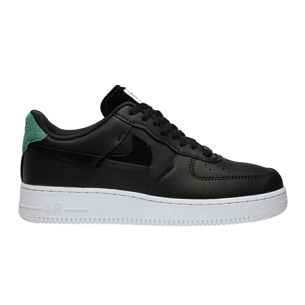 ナイキ 黒いこと 黒いこと 緑 緑であること 空軍 \u0027INSIDE OUT\u0027 スニーカー レディース NIKE WMNS AIR FORCE 1 LOW LX / BLACK ANTHRACITE MYSTIC GREEN
