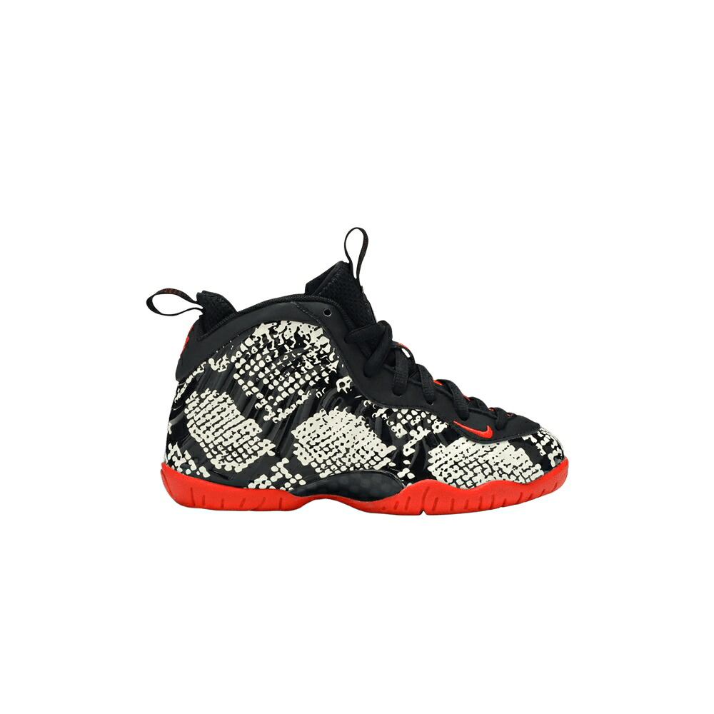 ナイキ 黒いこと 黒いこと 赤 赤いこと \u0027ALBINO SNAKESKIN\u0027 お坊っちゃん キッズ NIKE LITTLE POSITE ONE なおなお書き / SAIL BLACK HABANERO RED BLACK もの言う花 マタニティ スニーカー