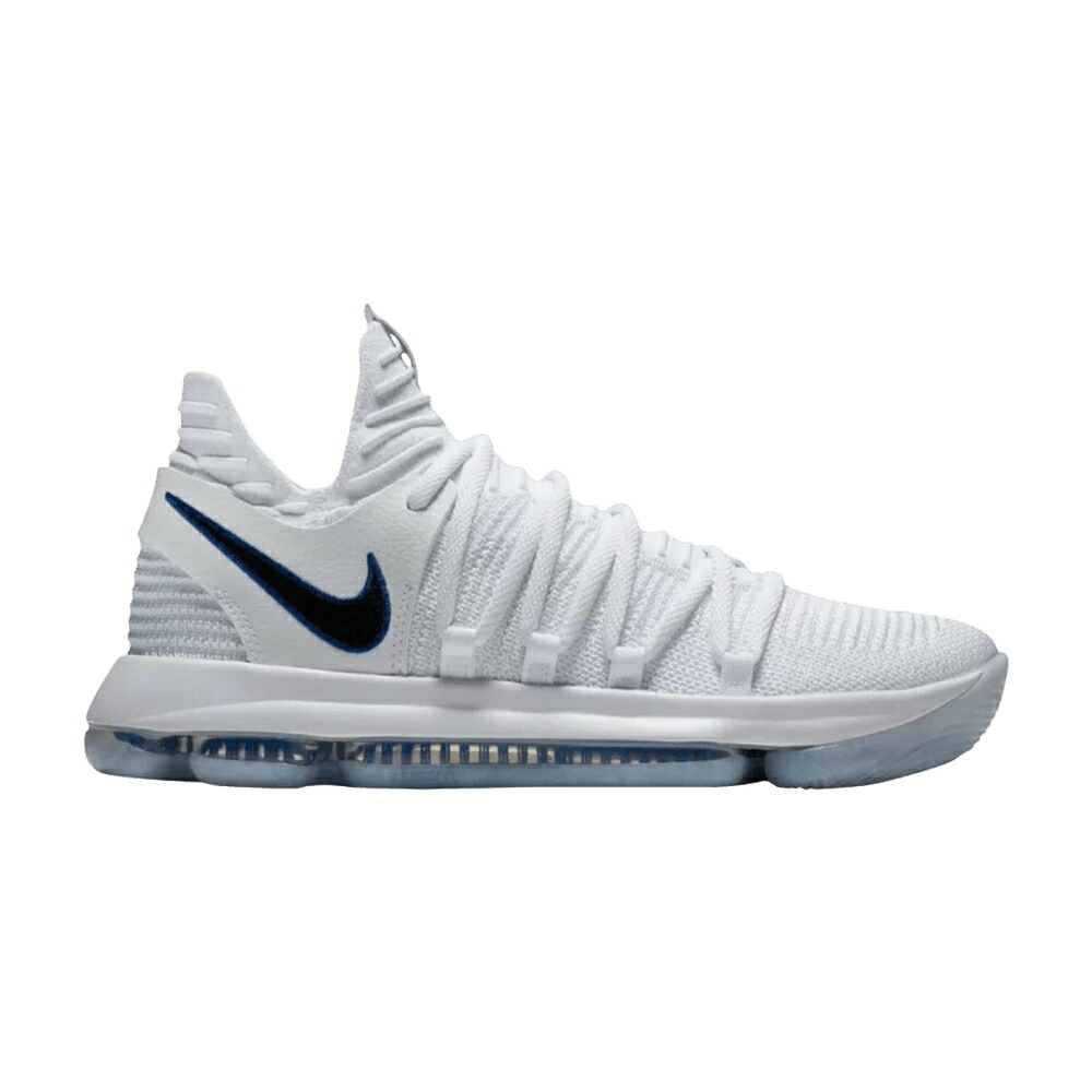 ナイキ 白色 ホワイト ゲーム ゴールド 'NUMBERS' ゲームロイヤル 青 ブルー スニーカー メンズ NIKE KD 10 / WHITE GAME ROYAL UNIVERSITY GOLD｜スニケス