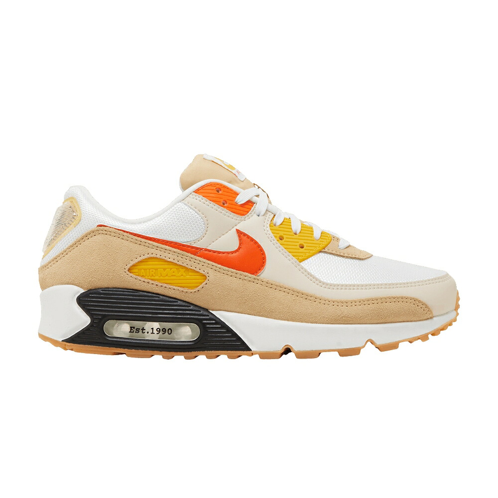 ナイキ マックス 白いこと 白いこと エア湖マックス \u0027FRANK RUDY\u0027 スニーカー メンズ NIKE AIR MAX 90 SE / SUMMIT WHITE SESAME LEMON WASH