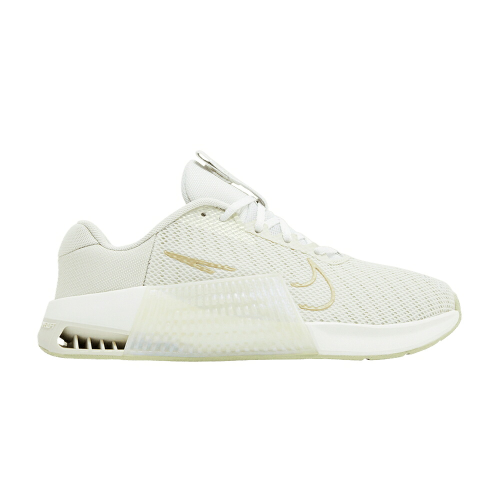 ナイキ 割り増し金 白いこと 白いこと オリーブ \u0027SEA GOLD\u0027 スニーカー レディース NIKE WMNS METCON 9 PREMIUM GLASS METALLIC / SEA GLASS SUMMIT WHITE OLIVE