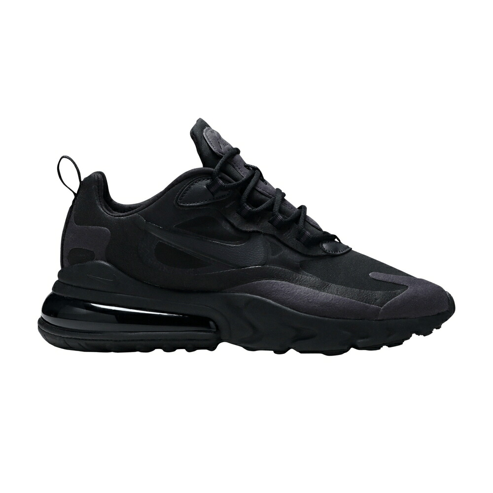 ナイキ マックス リアクト 黒いこと 黒いこと 薄墨色 薄墨色 エア湖マックス \u0027TRIPLE BLACK\u0027 スニーカー メンズ NIKE AIR MAX 270 REACT / BLACK OIL GREY OIL GREY BLACK