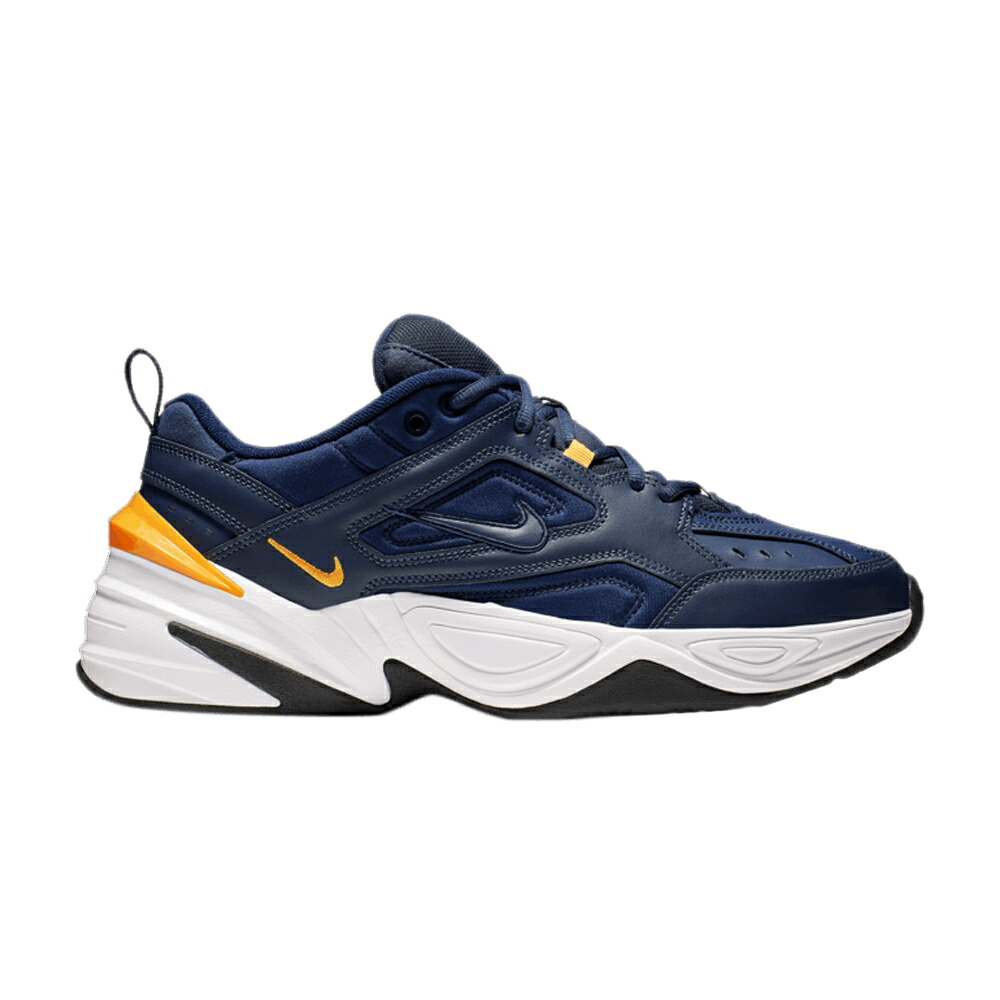 ナイキ 紺色 米国海軍 レーザ 橙 オレンジ色 青み 青色 \u0027MIDNIGHT NAVY\u0027 スニーカー メンズ NIKE M2K TEKNO / MIDNIGHT NAVY LASER ORANGE BLUE